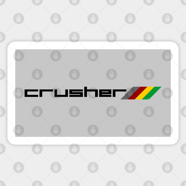 Crusher Sticker by cubik